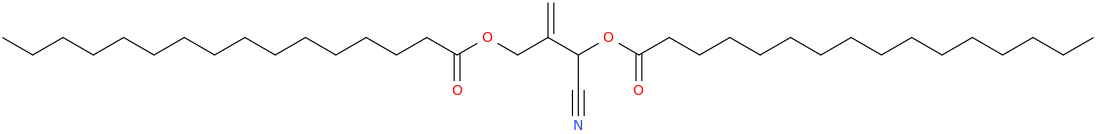 2 [cyano [hexadecanoyl]oxymethyl]prop 2 enyl hexadecanoate